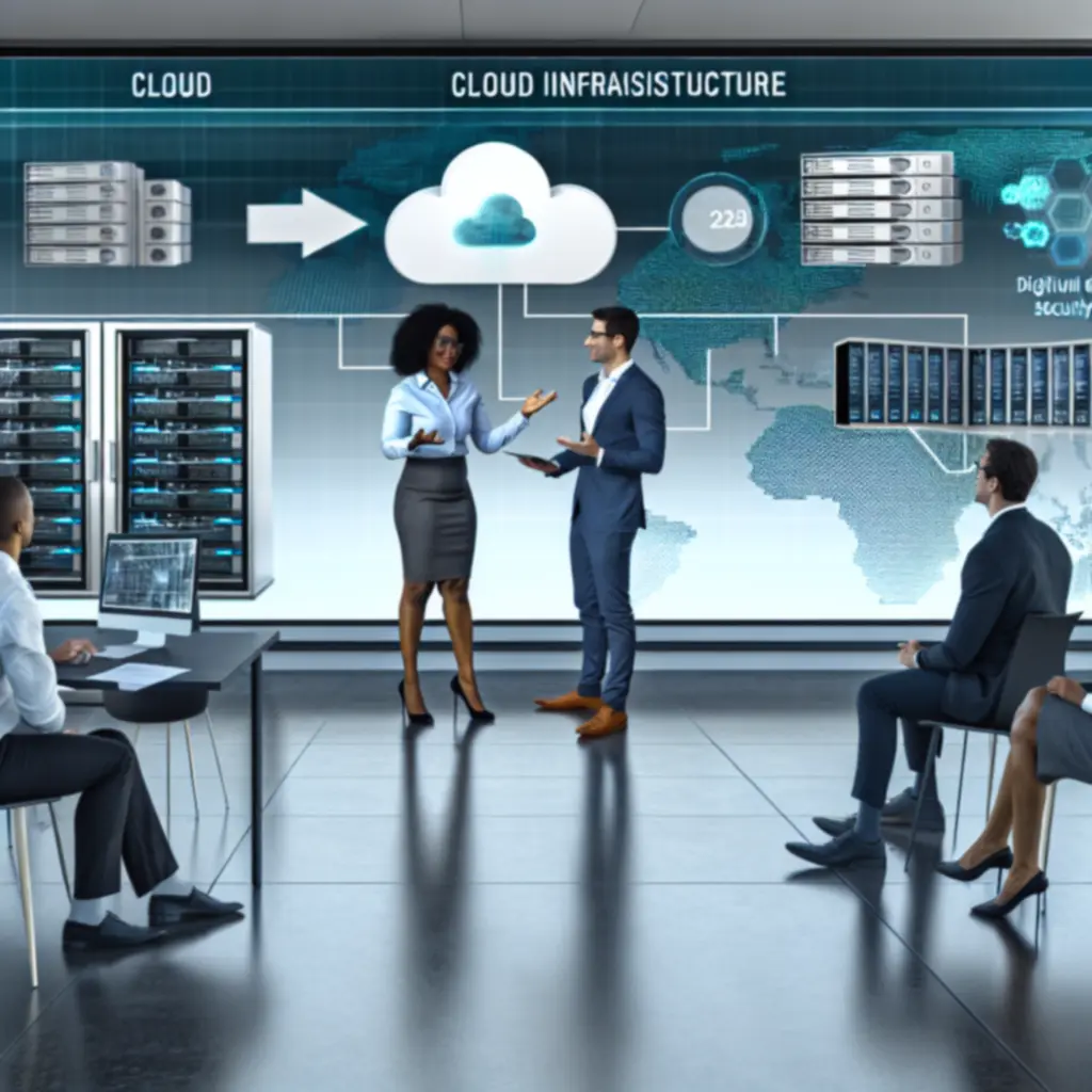 Visualisation of secure cloud infrastructure for a UK financial institution